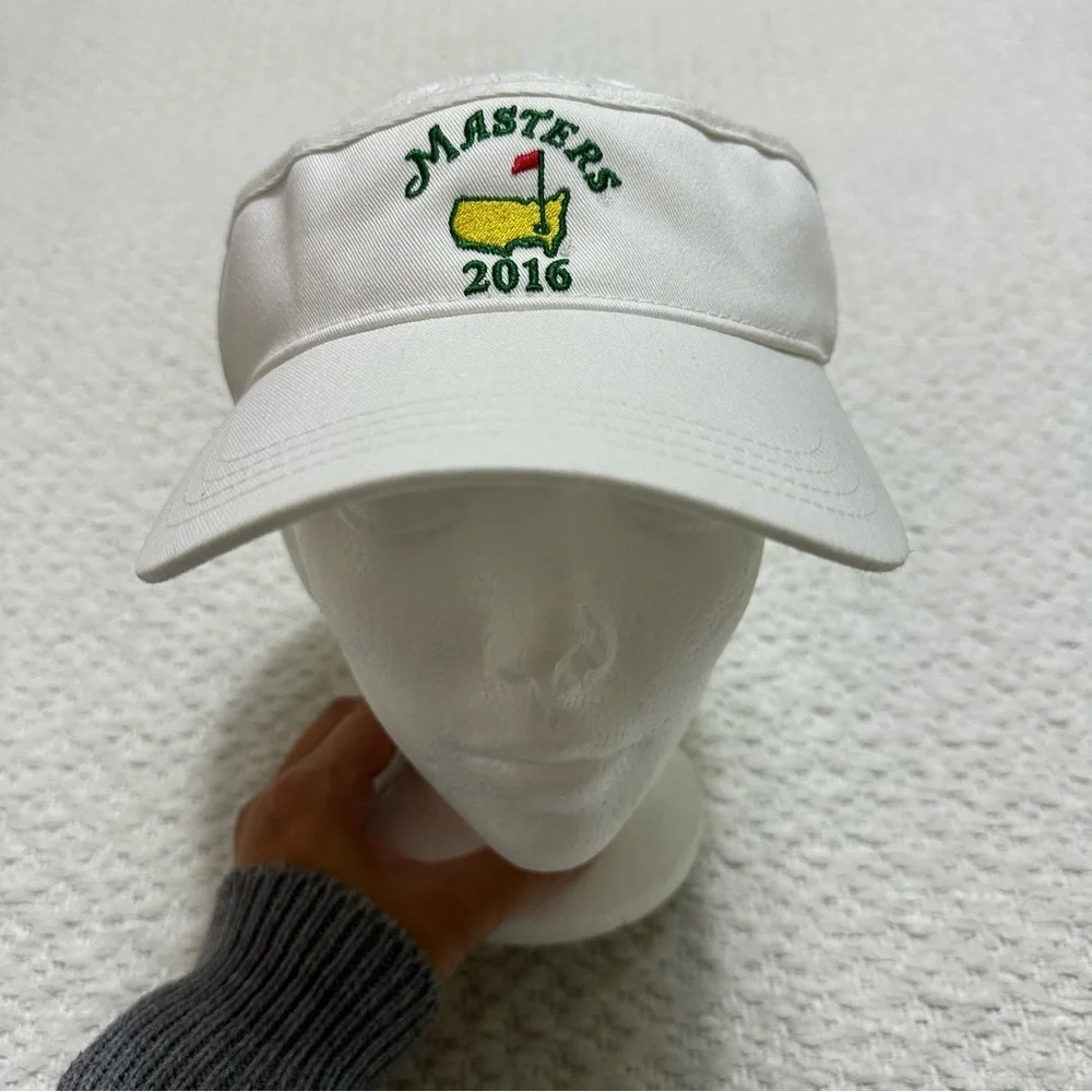 American Needle Augusta National Masters 2016 Golf Visor Hat White - Picture 2 of 11